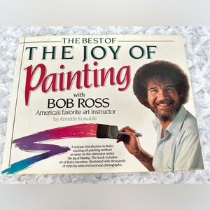 Vintage Bob Ross The Joy of Painting Hardback Book